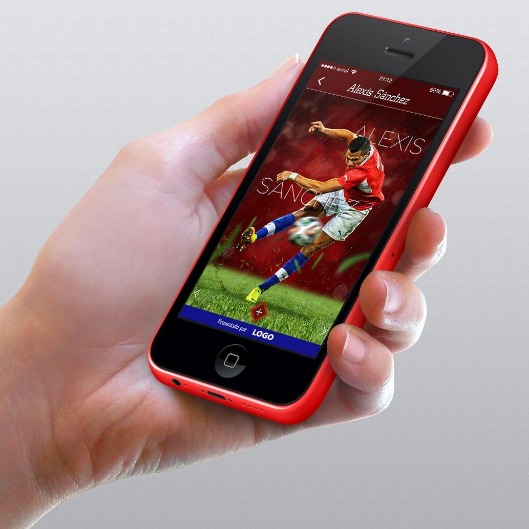 Aplicación del Mundial para IOS y Android donde podrás seguir todo lo quen pasa con La Roja y con el Mundial Brasil 2014. Información inmediata y fidedigna.