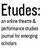EtudesOnline's profile image