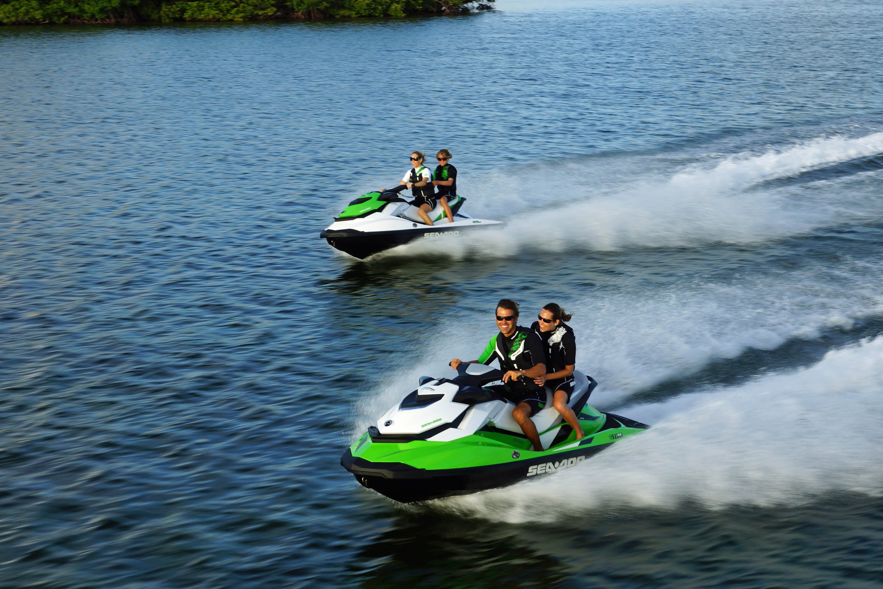 TC WaterSports is the place to be for fun this summer! Jet Skis, Boat Rentals, Parasailing, Water Trampolines, Kayaks, so much to choose from! 231-947-7229