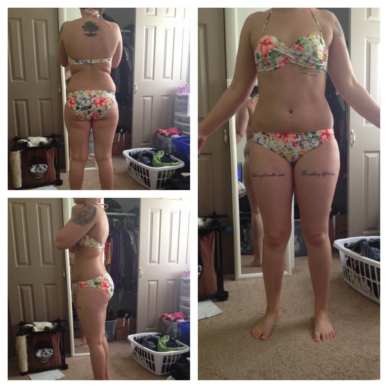 BootyandThighs's profile picture. The Hardest Lift is Your Ass off the Couch. Avi is me, college got the best of me. 5'4. HW:158 CW:145 GW:132 #positiveenergy