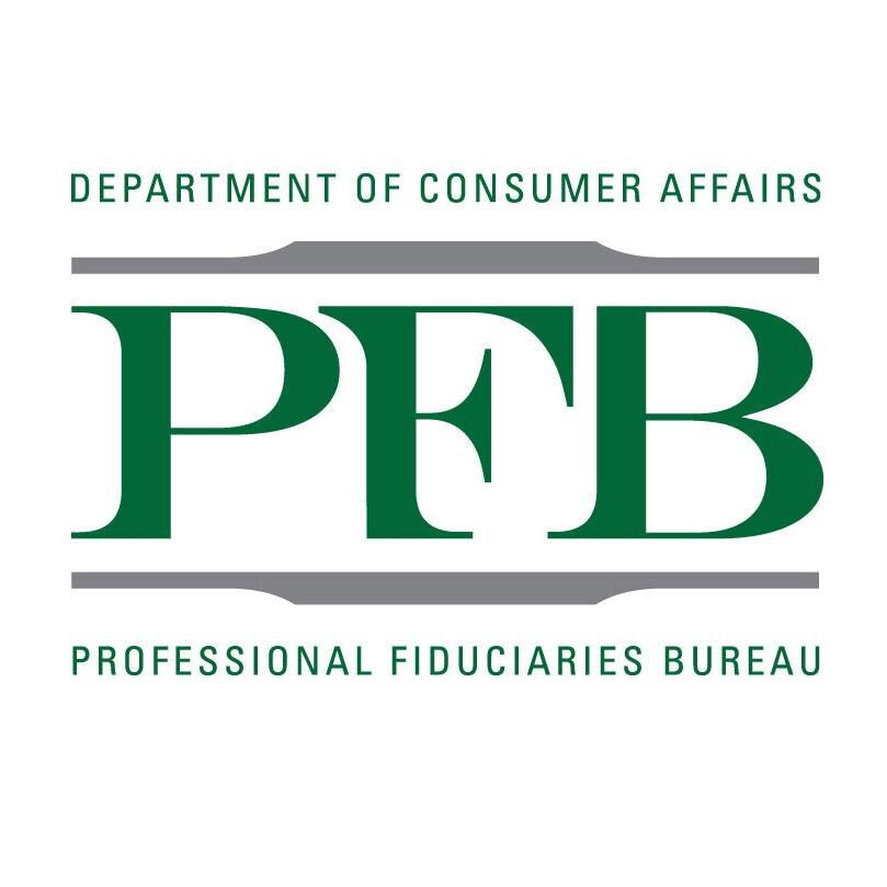 Welcome to the official Twitter account of the California Professional Fiduciaries Bureau.
