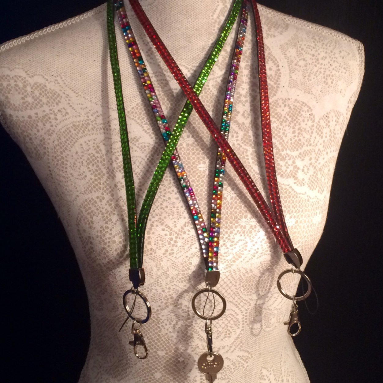 Turn your String2Bling with these fabulous Diamantè Lanyards. Free postage and packaging, Only £5 each.. Contact Sarah on 07786366937