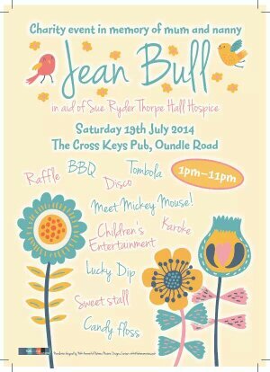 raising money for Sue Ryder - Thorpe Hall Hospice in memory of my nan