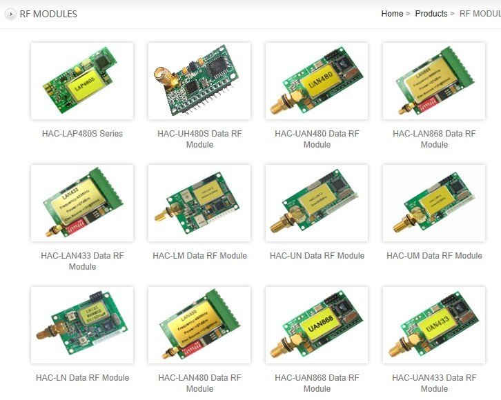 Thank you for your time. We are SHENZHEN HAC TELECOM TECHNOLOGY CO.,LTD. (http://t.co/FFYCkaQgw9) and would like to share you more rf module