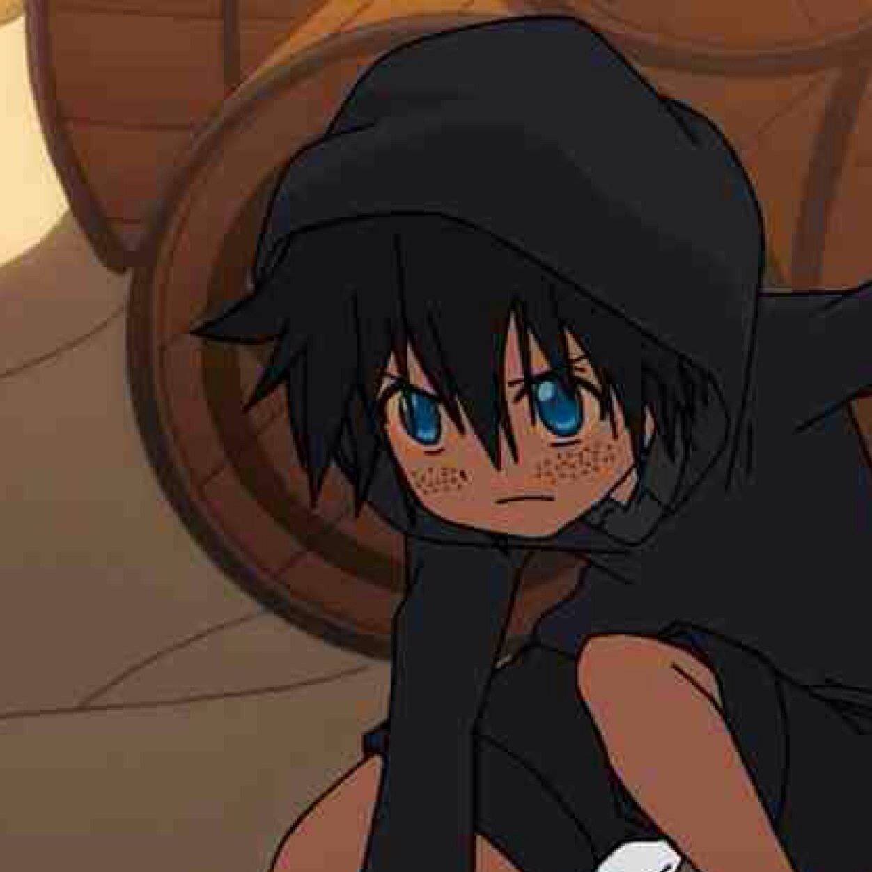 The neighborhood puppy, Lucky, wanders around, but luckily he has found a home with caring people.「Does this world have to be so harsh?」[MVRP]