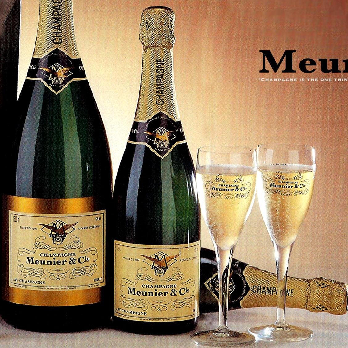 Founded in 1894 by Christian Meunier, the Champagne Meunier is produced in AY , the region Chatel Saint Germain