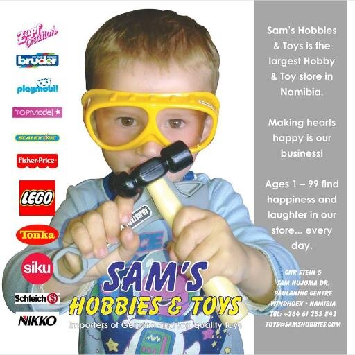 sam's hobbies and toys