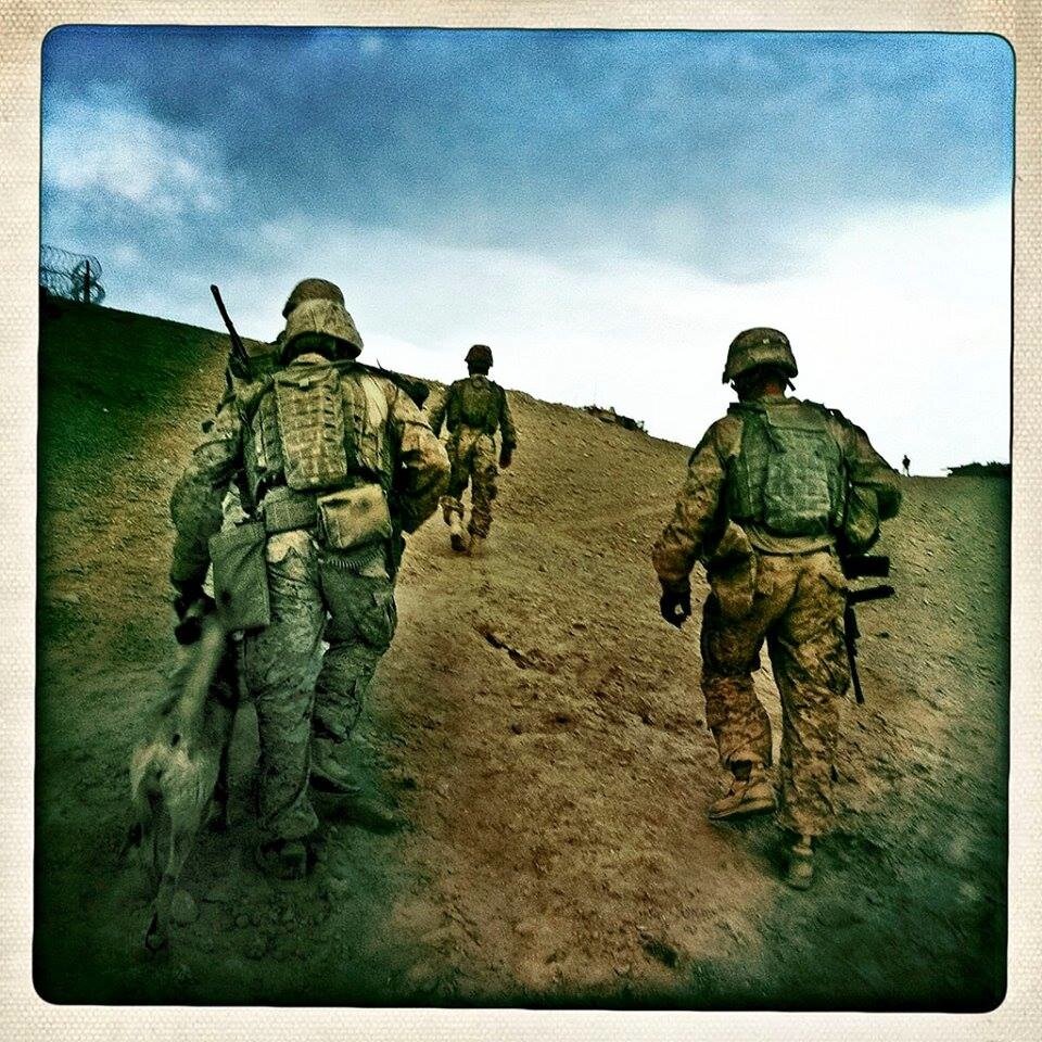 BASETRACK is a multi-disciplinary performance that examines the collective experience of those who have served in America's longest war.