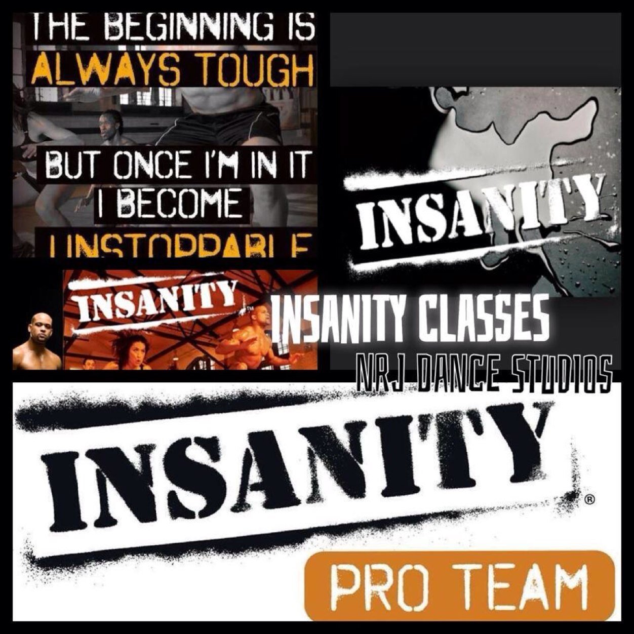Insanity Fitness Classes
Thursdays 7:45-8:15 or 8:15-8:45PM 
£3.50
NRJ Dance Studio, Kirkcaldy