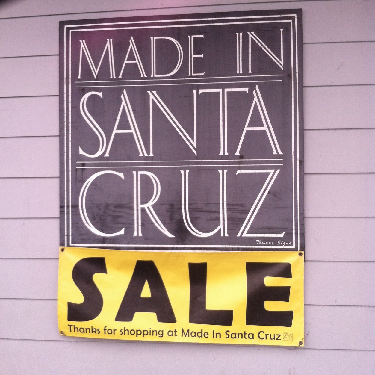 I Live in Santa Cruz California and work at Made in Santa Cruz on the Santa Cruz wharf