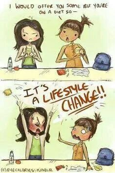 It’s not a diet! It’s a lifestyle change! I get sick of saying those words over & over... 
 Eat Clean. Be Well. Be Happy. Be Strong. Be Beautiful. Be You.