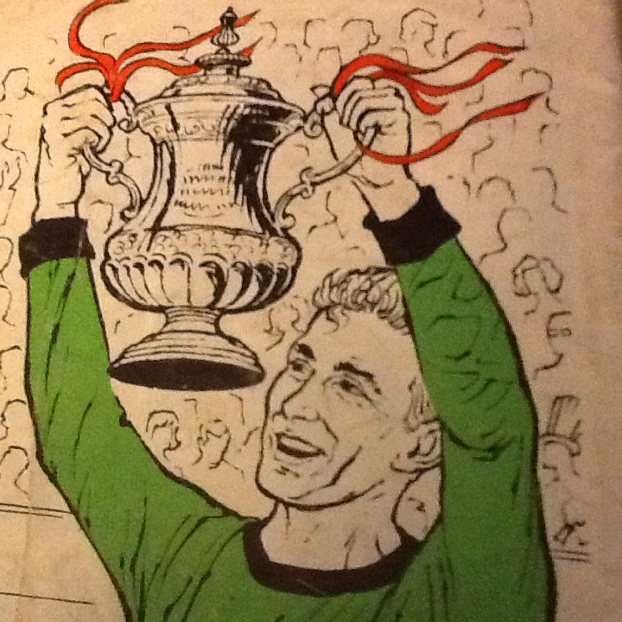 Nostalic images from football past. Images used from stock of trading cards & programmes. Follows Back