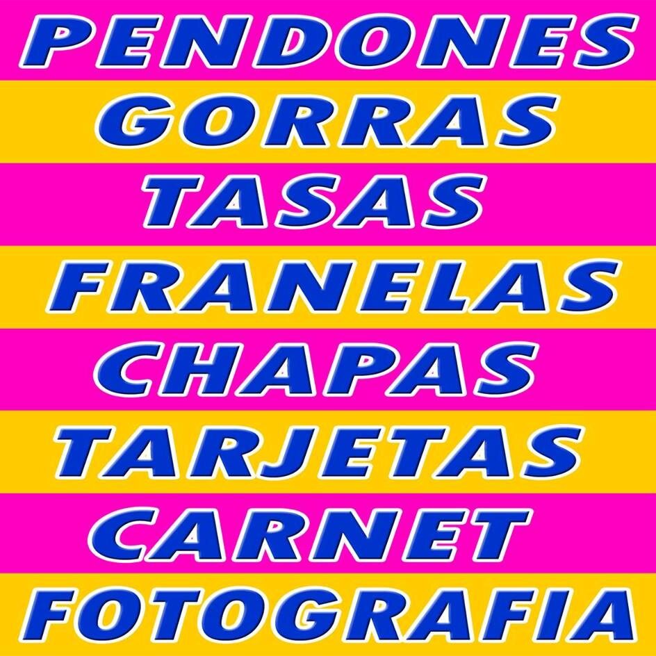 Pasión por el Diseño.Estampados,pendones,tarjetas de presentación e invitación;gorras,tazas, chapas personalizadas.Ubicados en Av.Milagro Norte