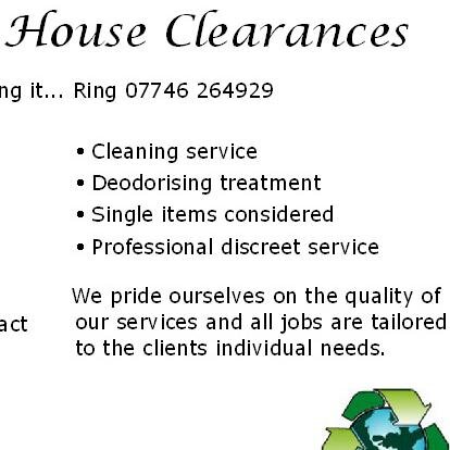 MacMillans House Clearance is my small family run business no job to big no job to small if it needs to go then give me a call