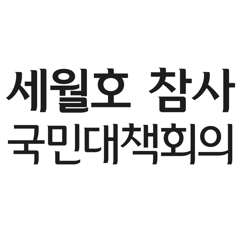 세월호 참사 국민대책회의는 세월호 참사의 모든 아픔을 끝까지 함께 나누고,성역 없는 진상 조사와 철저한 책임자 처벌이 이루어지도록 힘을 모으며,모든 사람이 존엄하고 안전할 수 있는 사회를 만들어가기 위해 전국 800여 개 단체가 모여 구성한 세월호 참사 대응 범시민사회단체 연대기구입니다