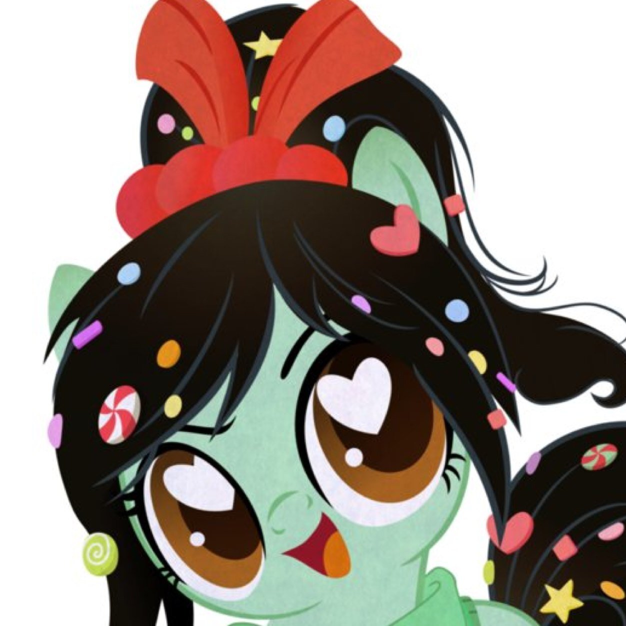 Energetic,sassy and all adorable! Hey im Vanellope WARNING:may insult at any time