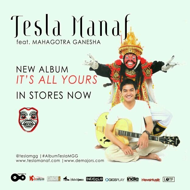 Tesla Manaf ft.Mahagotra Ganesha ITB.Jazz guitarist,composer,colaboration with trad music instruments from Bali. CP: 0856 5903 1760  teslamgg@gmail.com