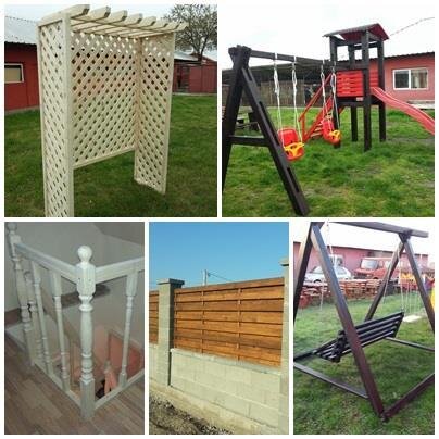 case de vacanta, cabane lemn,filigorii lemn, foisoare lemn, pergole lemn, casute de gradina din lemn, casute pentru copii, leagane cu topogan, leagane acoperit
