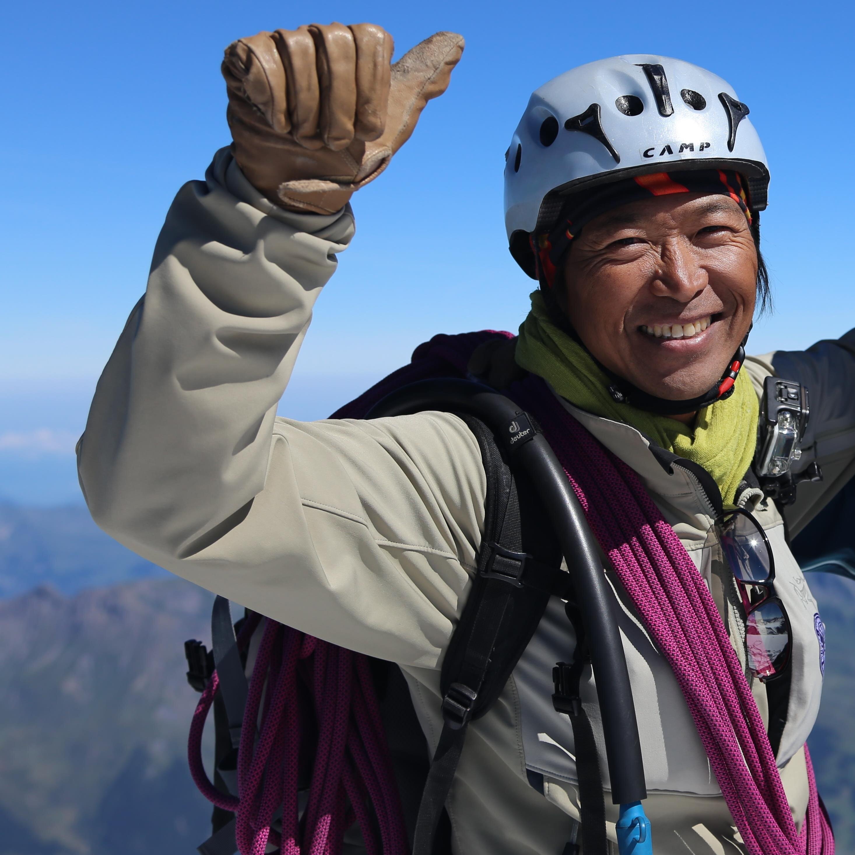 国際山岳ガイド IFMGA International mountain guide 山の日アンバサダー 日本、ヨーロッパアルプス、ヒマラヤ、北米、南米、アフリカ、南極など世界の山をご案内。エベレスト登頂7回Everest,Lhotse,Manaslu,Chooyu,Matterhorn,Eiger,MtBlanc,