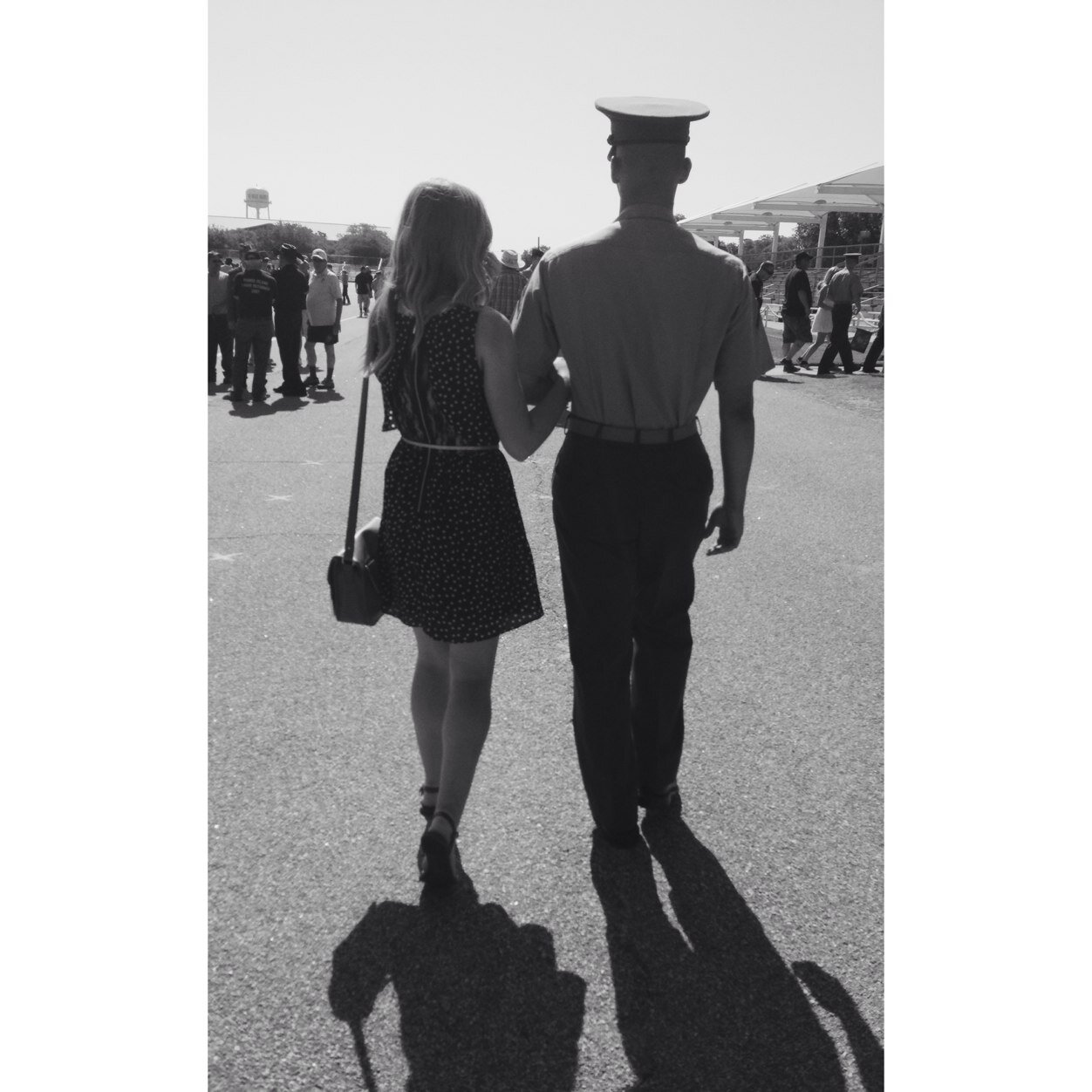 I'm a Wolverine; he's a Marine. Love conquers all. Avi is us.