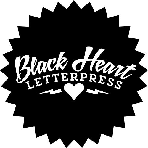 Letterpress printers from Philadelphia, PA. We make goofball stationery with a 100 year old machine that is hungry for blood. Send help.