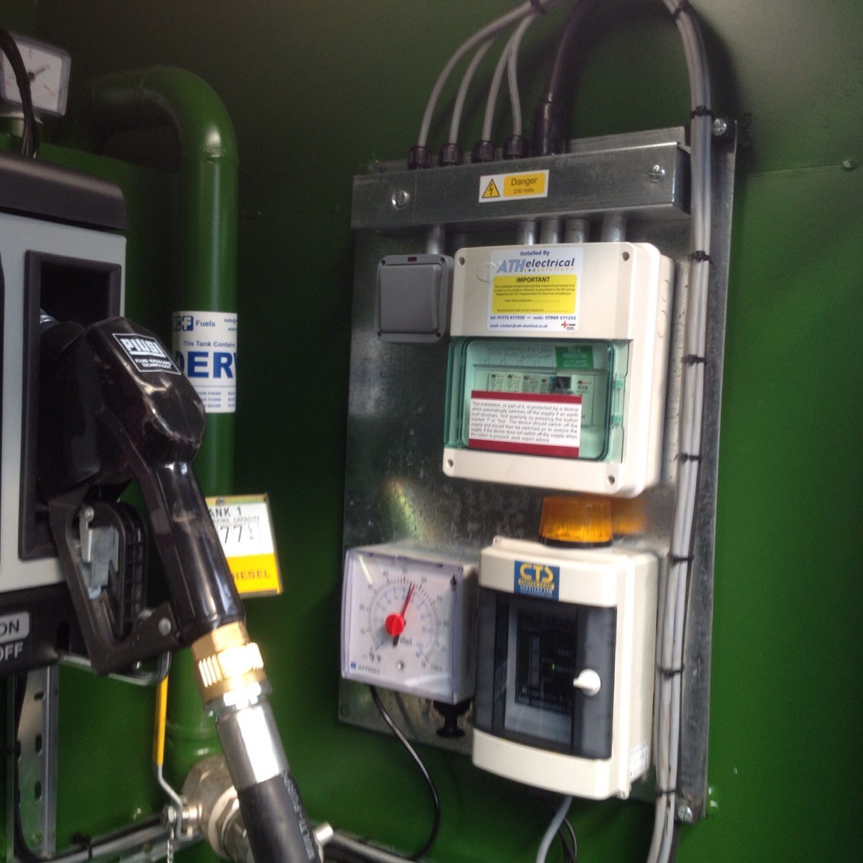 We are an NICEIC Approved Contracting company with a wide range of electrical experiece in the commercial,industrial,domestic and fuel tank control systems