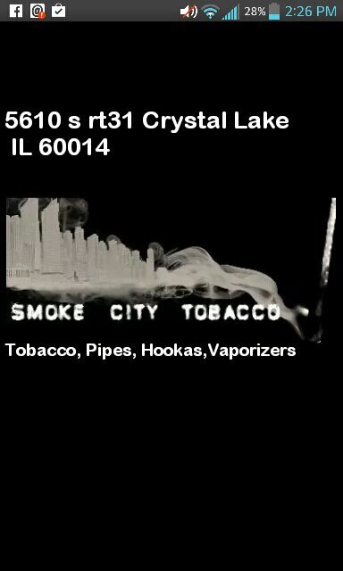 smoke_city14's profile picture. Specializing in Tobacco products, Pipes, Hookas, E-cigs, Vaporizers