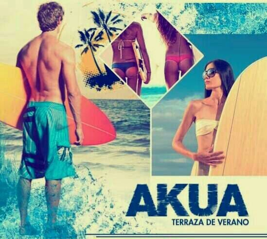 Ven a conocer la terraza de verano Akua este verano. Inaguracion 30 de mayo Pasa por lista y ahorra . enseña el codigo bidi en puerta . 645353891 + info.