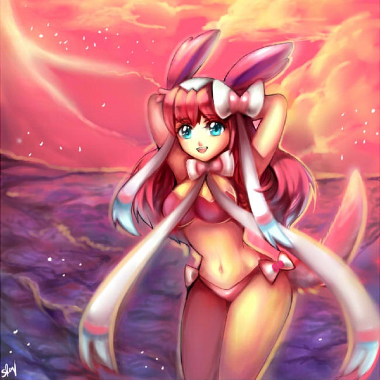 Im a sweet, adventurous Sylveon! I love all pokemon and hope to make friends~ #Female #Bi #wild #Single