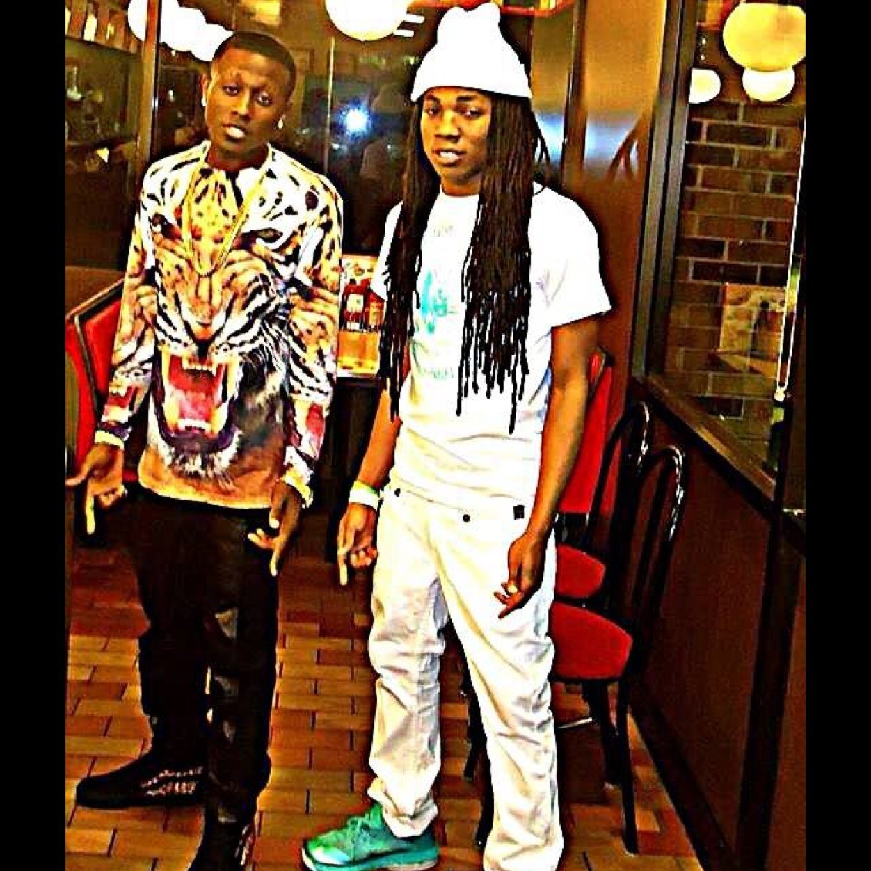 Talk to a broke nigga i bet his life tuff, talk to a rich nigga i bet he cheer ya up!