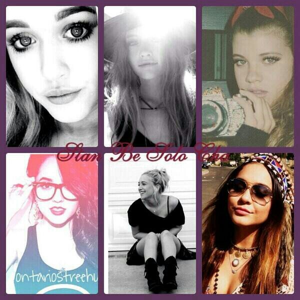 Group of girls : Stella, Anastasia, Becky, Sofia, Lottie and Chanel
