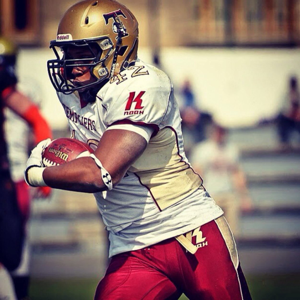 Templiers football player #42 #blackofsteel