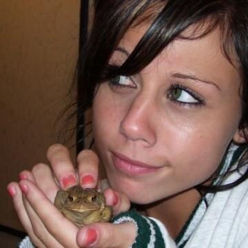 Look I found a frog in my window!