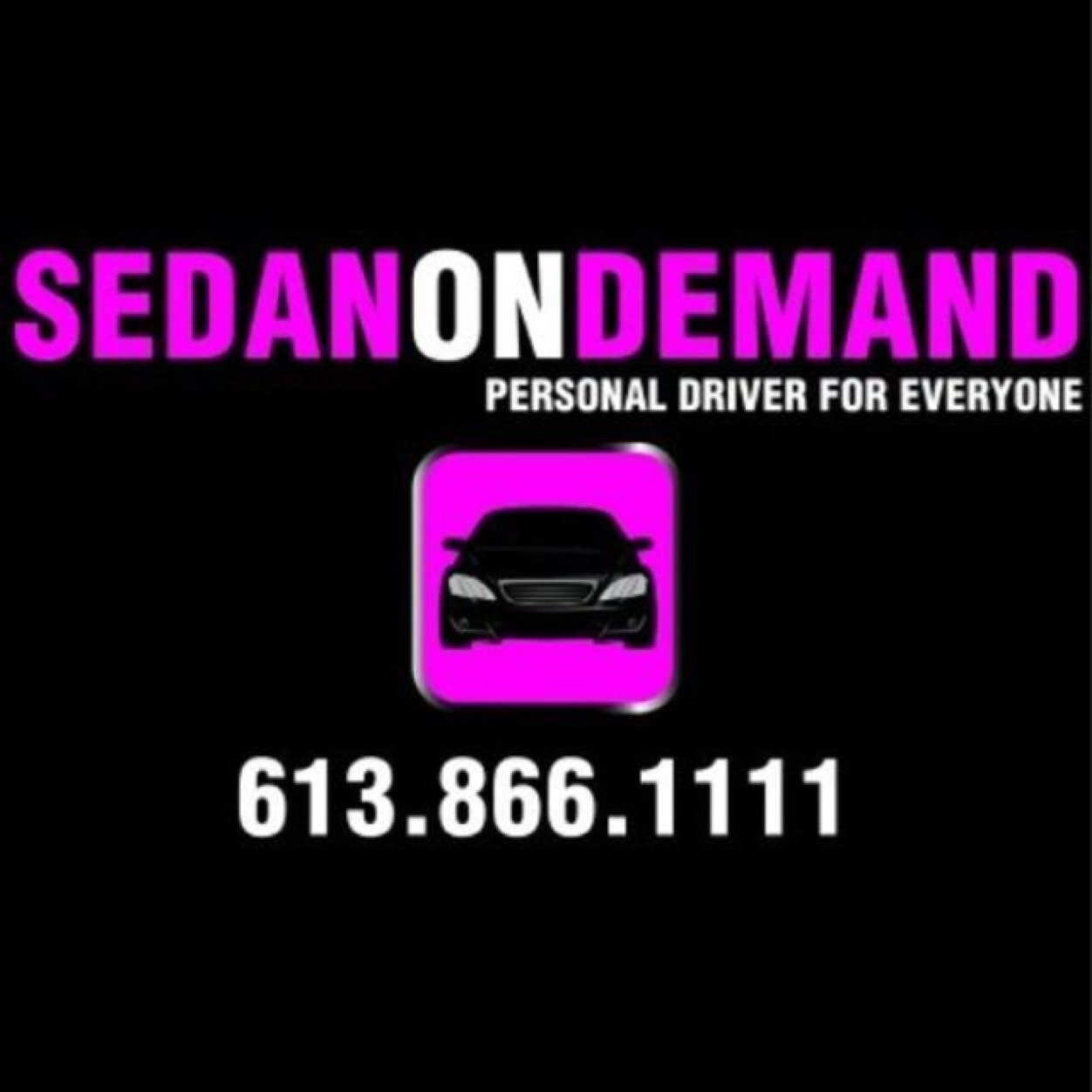 A better alternaive to overpriced Cabs! 613-866-1111