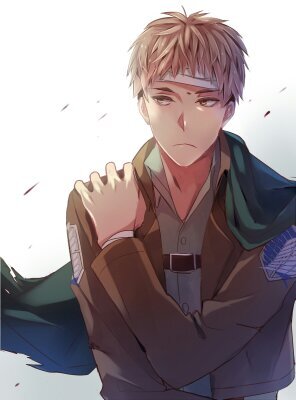 I'm Jean Kirstein from Trost and I wanted to join the Military Police but ended up in tge Survey Corps... My rival is and always will be Eren... #Single
