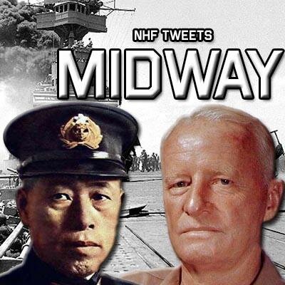 Experience the most decisive conflict of WWII with minute-by-minute tweets through the eyes of the American and Japanese Navies. Published by @usnavyhistory.
