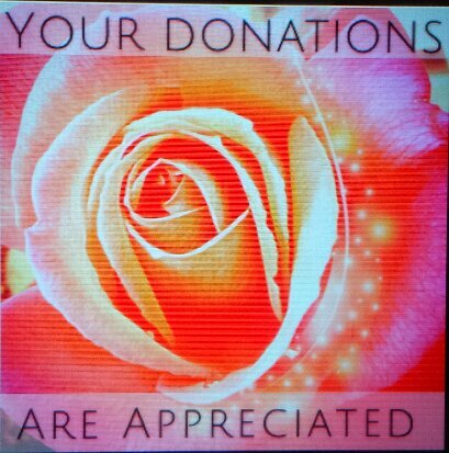 Donate, follow and retweet
