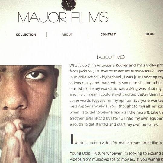 Photographer l Vd Director & Editor l Artist & Song Writer l Creator of MajorFilms l Graphic Designer l need a video get @ me
Jackson , Tn