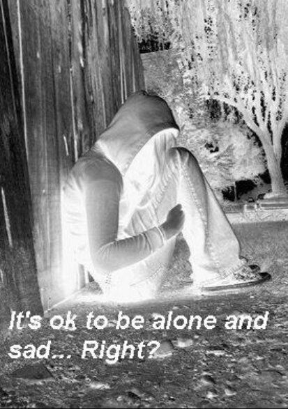 *Anonymous account* 19 male* Alone in the world with no one to talk to except my own conscious #loner #depression kik me: Lonerr94