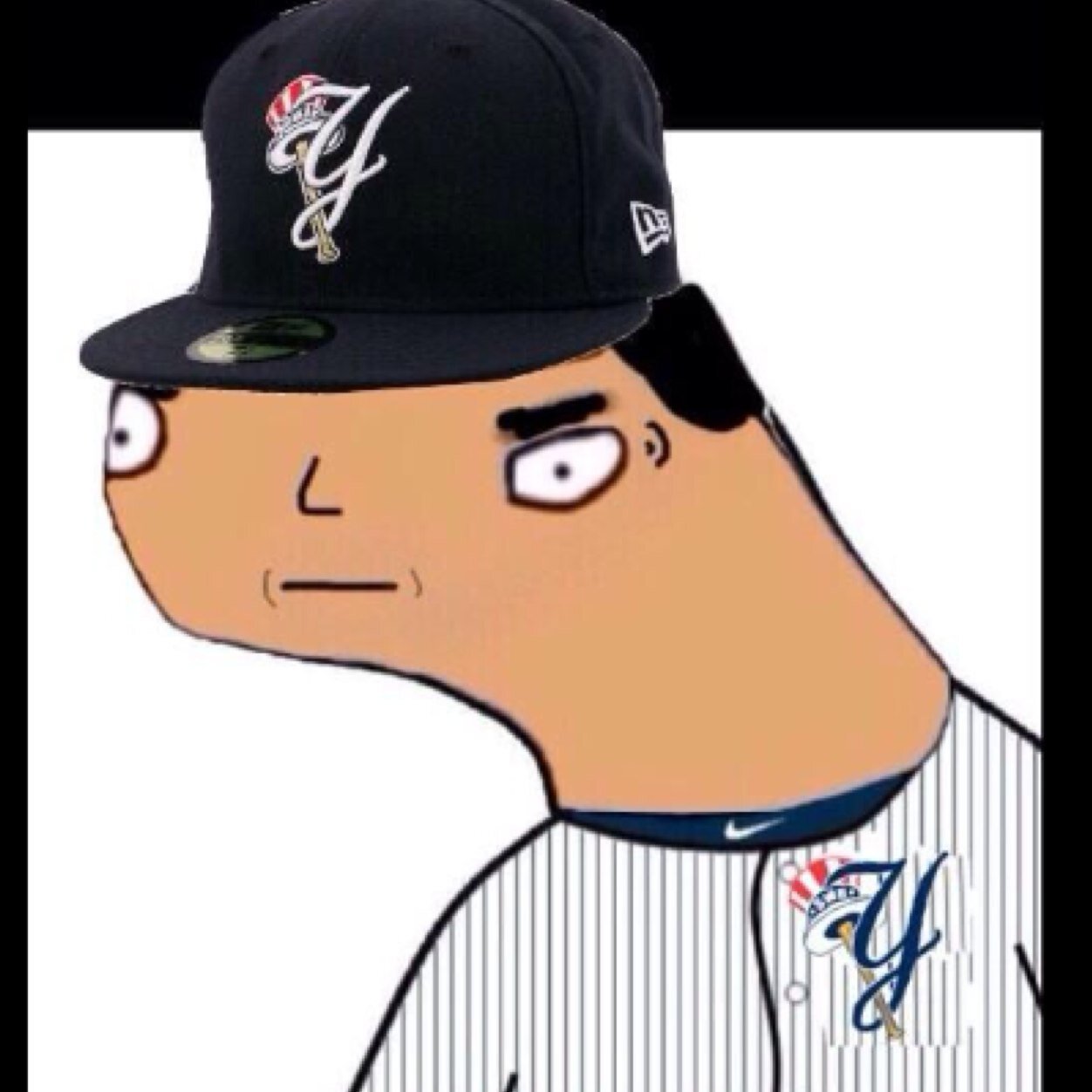 New York Yankees infielder #45              toon/ parody    not affiliated with Dean Anna or the NYY