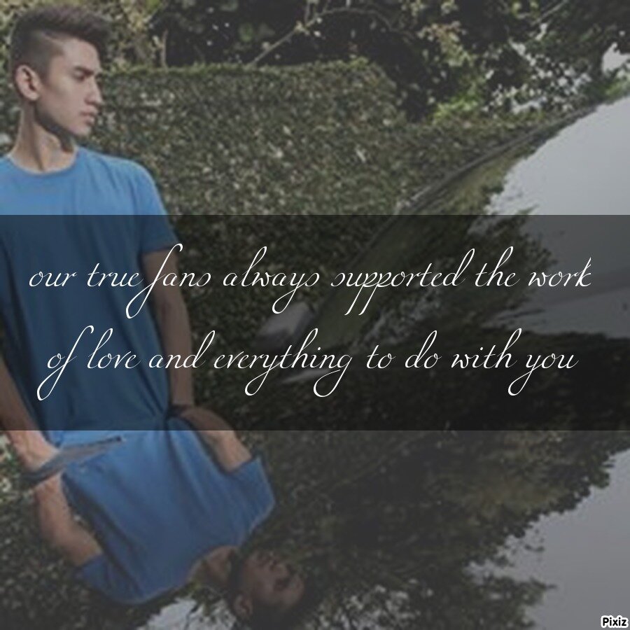 Always support the work of love and everything to do with you @bramastaverrell