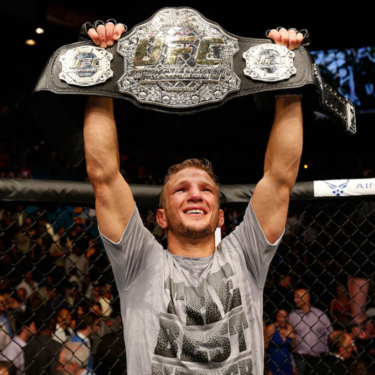 UFC Bantamweight Champion. The obsticles that stand in my path are just easy to push aside. (Not real)