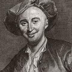 ジュリアン･オフレ･ド･ラ･メトリー(Julien Offray de La Mettrie)(1709~1751) フランスの医師、哲学者。フランス唯物論の最も先鋭な代表者。主著「人間機械論」は1747年末、無署名でライデンの書店エリイ・リュザックから出版。