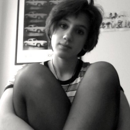 17-year-old girl planning to be (happy) a writer, fond of astrophysics, rock and metal, sarcastic and cynical most of the time, overthinker