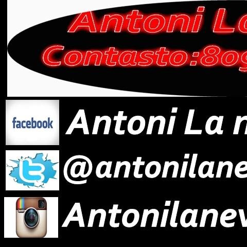 Facebook Antoni La Nevula Twitter @antonilanevula