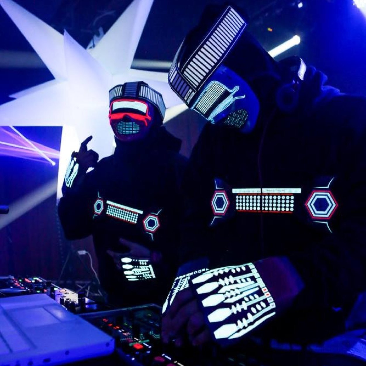We are LEDjs. DJs//Entertainers. For bookings contact -info@themenightsltd.ie
