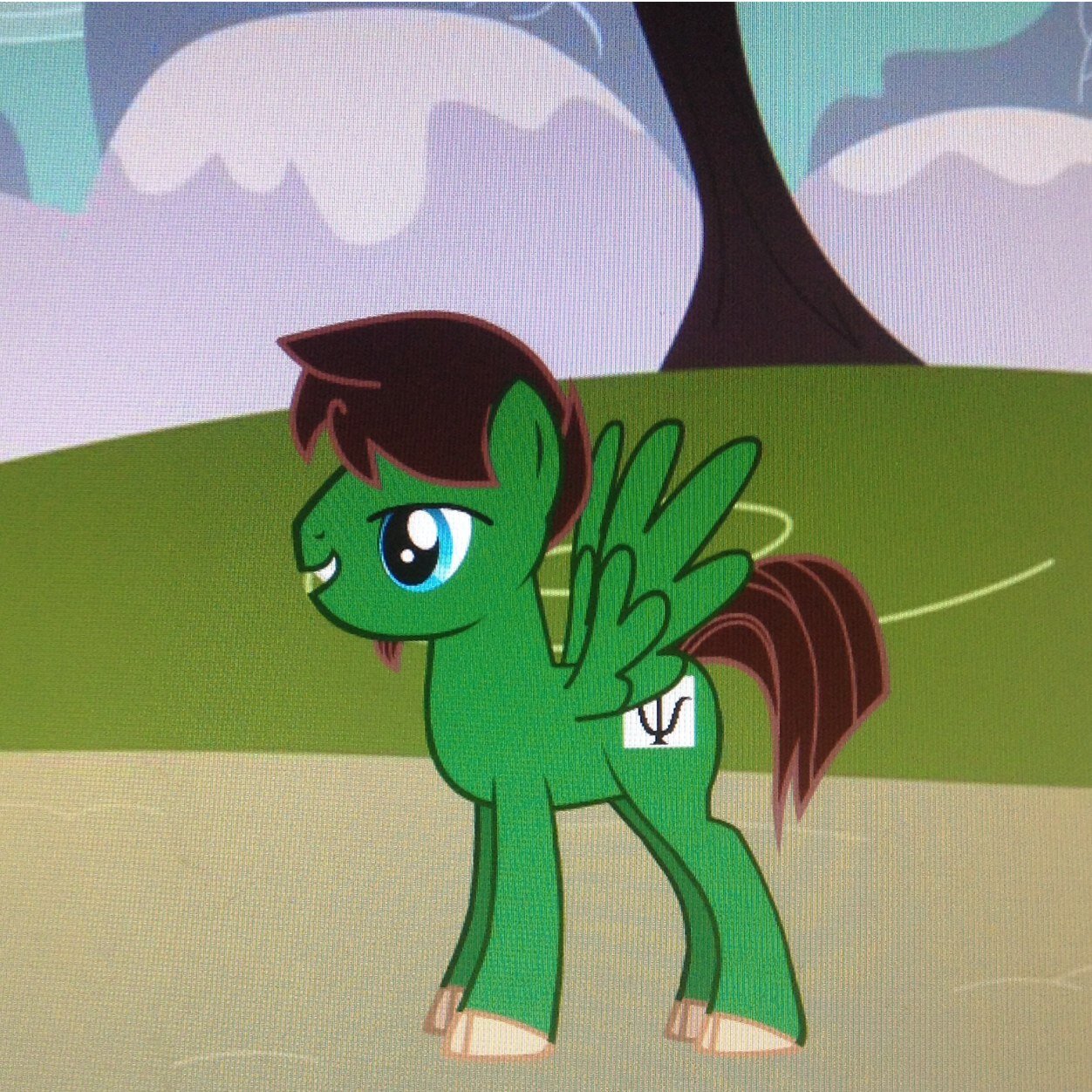 Hey, what's up? Name's Brawn Soarer! Been living in Ponyville for a few years now. Its a very nice town. I prefer the ground more than the clouds. (RP account)