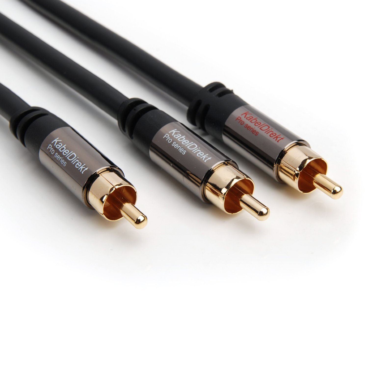 KabelDirekt Pro Series Subwoofer Cable ( 6 feet ) / Y - RCA Cable / Digital Cable - 1 x RCA Male to 2 x RCA Male
--by KabelDirekt