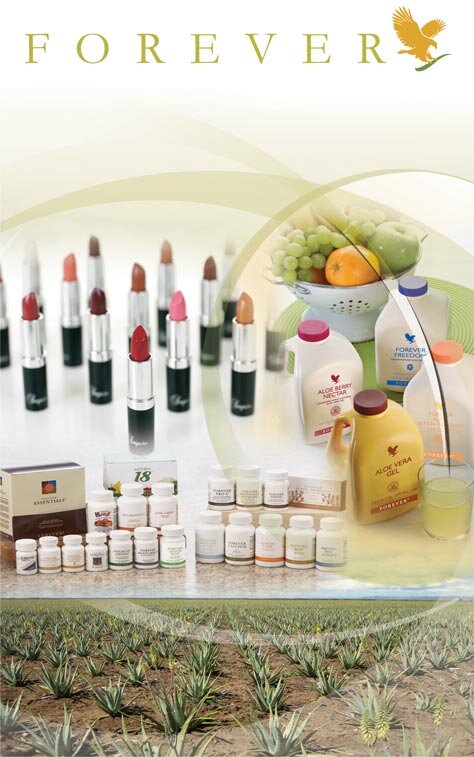 The supply of information and contacts for 
Forever Living Aloe Vera products