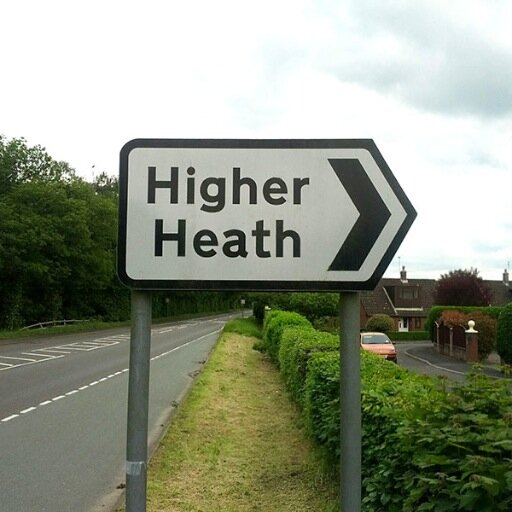 The lovely village of Higher Heath near Whitchurch, Shropshire.
